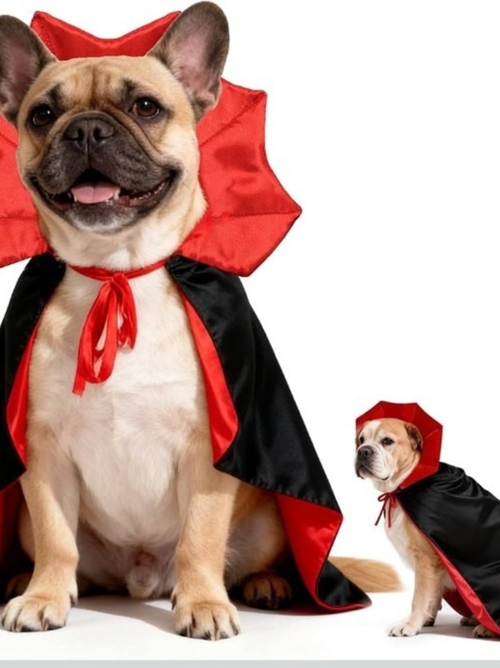 DOG HALLOWEEN COSTUME VAMPIRE CLOAK WIZARD OUTFIT COSPLAY CAPE SMALL/MED DOG CAT